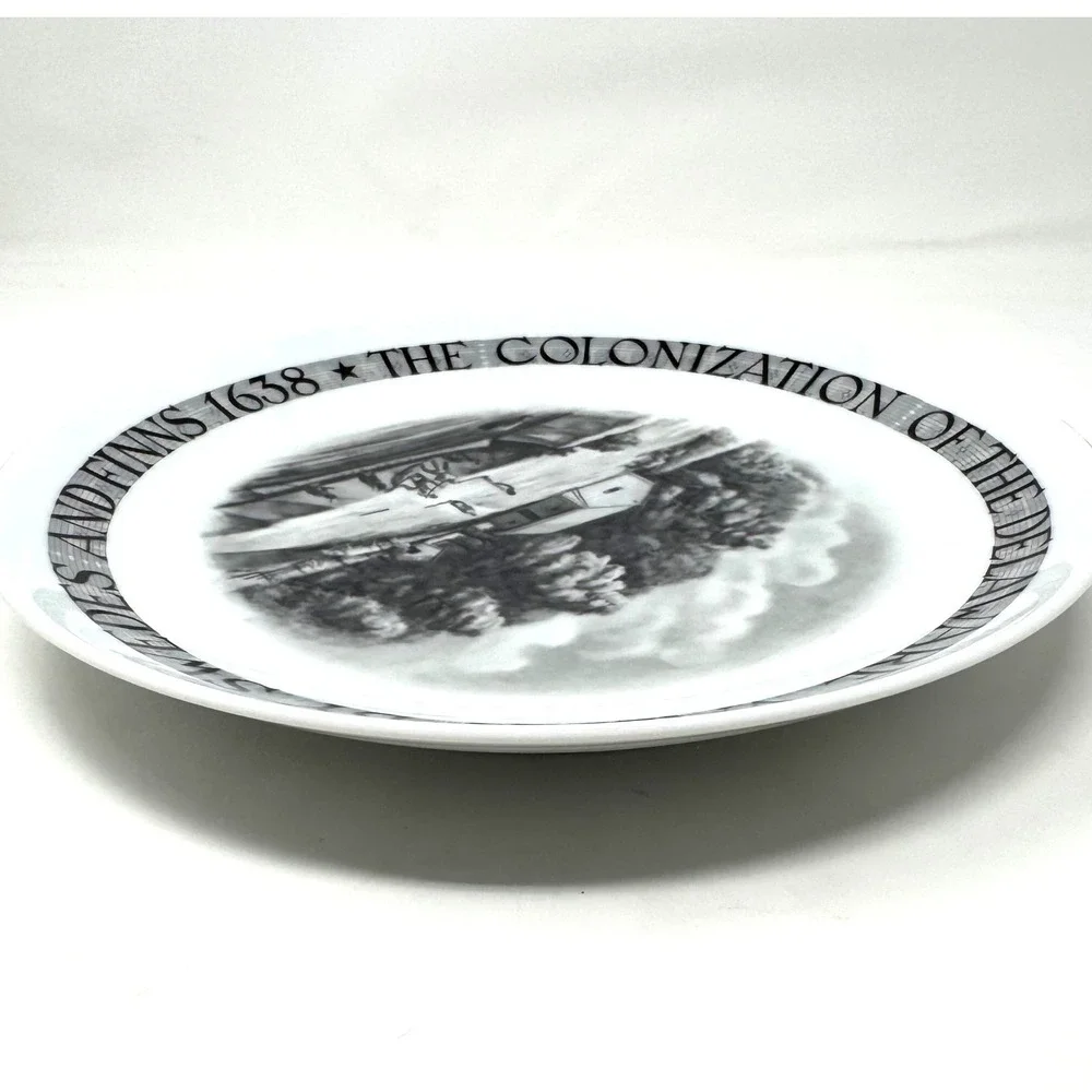 Arabia Finland Delaware Valley Colonization 1638 Swedes Finns Decorative Plate